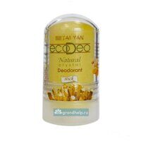 Дезодорант-кристалл "ECODEO" с Лакучей/ с Куркумой/ с Мангостином/ с Алоэ вера.