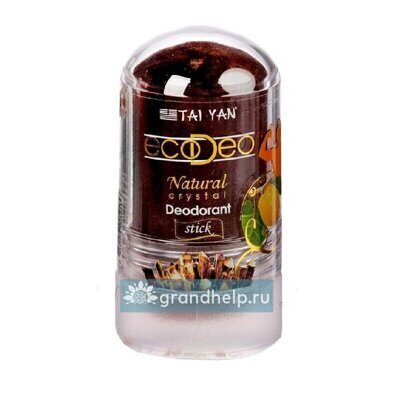 Дезодорант-кристалл "ECODEO" с Лакучей/ с Куркумой/ с Мангостином/ с Алоэ вера.